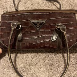 Prada Milano Del 1913 Leather Handbag