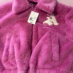 Hot Pink Puffer Jacket 