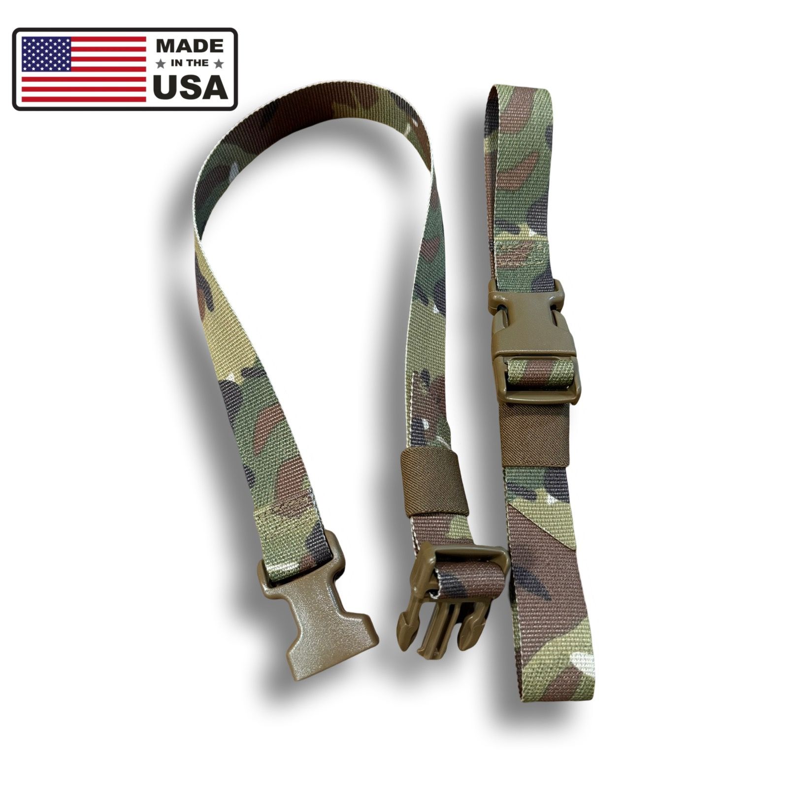 Assault Pack Accessory Straps Set with Side-Release Buckles, MultiCam