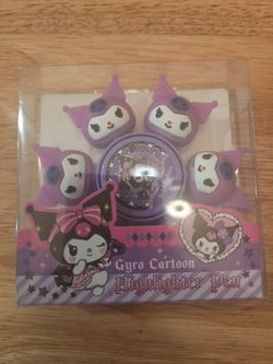 Kuromi highlighter pens set