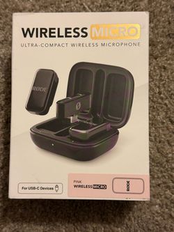 Rode Wireless Micro USB-C Microphone – Pink