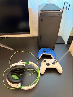 Xbox Series X Bundle with Two Controllers and Headset