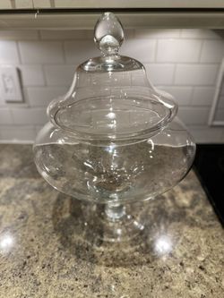 Large Glass Apothecary Jar Candy Buffet Container