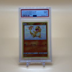 Pokemon Cards 2019 Sun and Moon Charmander PSA 9 Mint