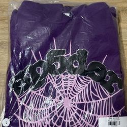 Spider Hoodie Purple 
