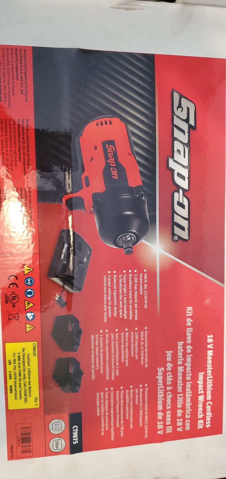 Snap cordless impact gun