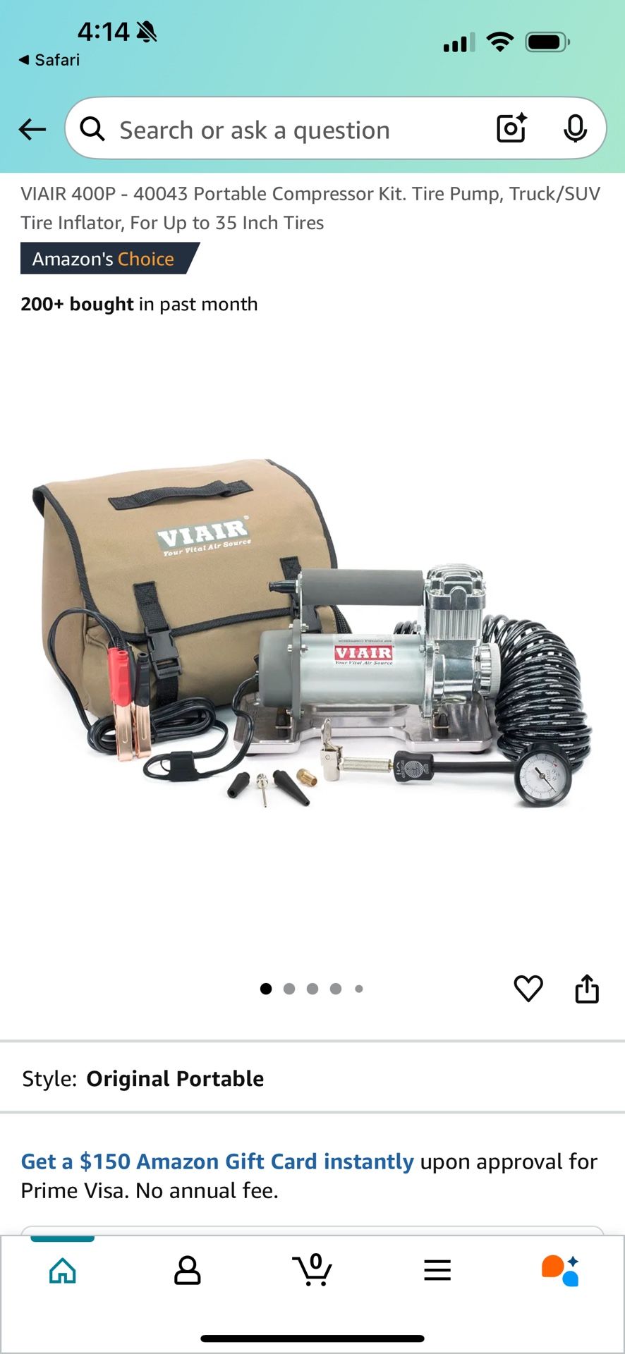 VIAIR 400P - 40043 Portable Compressor