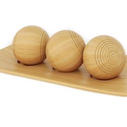 Creative Scents Tray & Orb Set Bamboo Collection