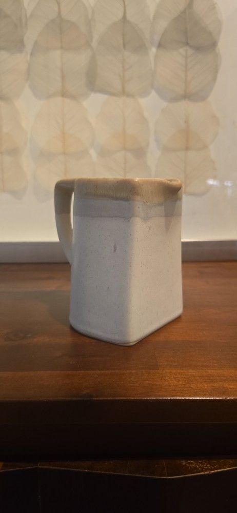 Handmade Studio Pottery Creamer / Pitcher β Signed, Drip Glaze β 4.5"