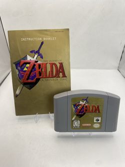 Legend of Zelda: Ocarina of Time (Nintendo 64, N64, 1998) Authentic w intruction