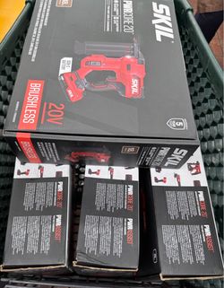 SKIL $110.00Each!!PWRCORE20  Brushless 18Gauge brad Nail Kit NEW