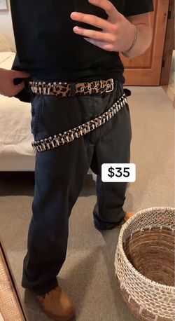 Leopard Print Ammo Belt