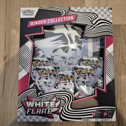 Pokemon TCG Scarlet And Violet White Flare Binder Collection Pokemon TCG Scarlet And Violet White Flare Binder Collection 