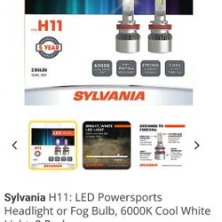 Sylvania Led Headlight. Low/high