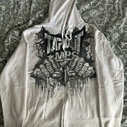 TAPOUT white zip-up