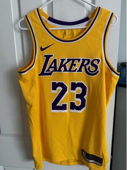 Authentic Nike LeBron Laker Jersey