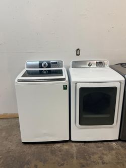 SAMSUNG SET S5EAM WASHER AND ELECTRIC DRYER