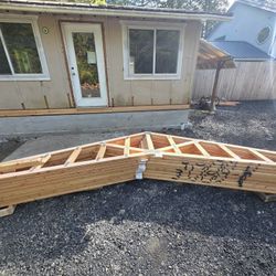 Vaukted Truss Set For A 16x20 Adu Or Garage With 12-in Heel And Engineering Stamp