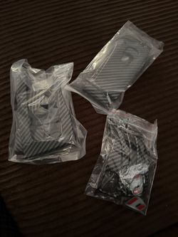 14pcs For Tesla Model Y 19-23 Carbon Fiber Window Lift Swtich Panel Cover Trim