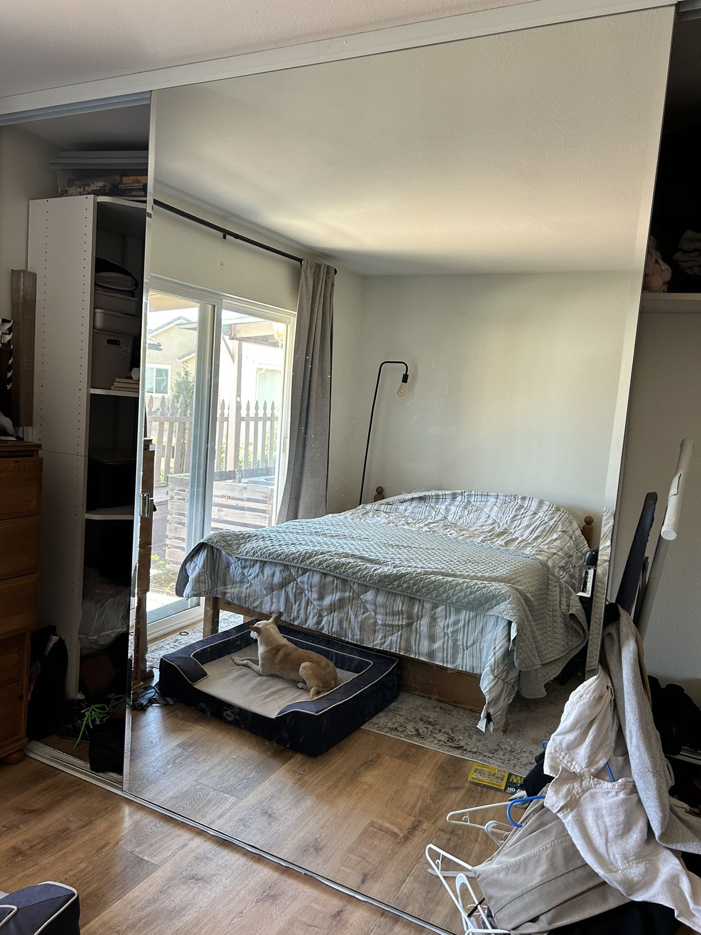 Sliding Glass Mirror Door
