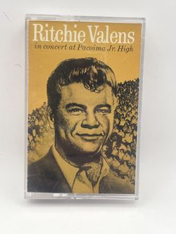 Ritchie Valens Cassette “concert At Pacoima Jr High” Very Rare
