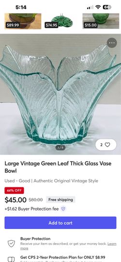 San Miguel Glass Leaf Bowl Design