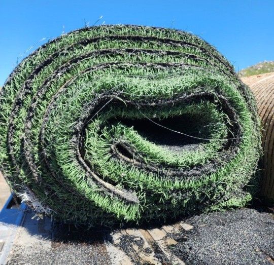 Used Artificial Grass Used Batting Cage Turf 99% ALL GREEN USED