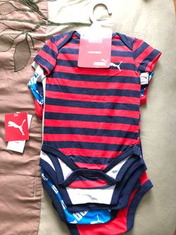 Puma 3 6 Month onesies 5 pack for Sale in Los Angeles CA OfferUp