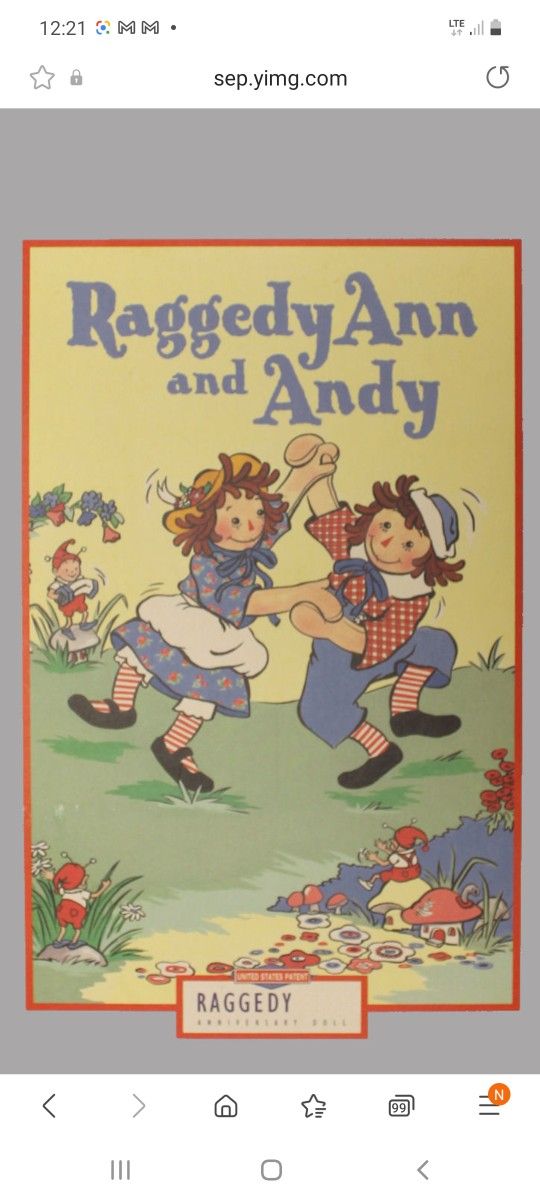 Raggedy Ann & Andy Anniversary Dolls