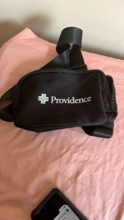 Black Providence Branded Crossbody Sling Bag