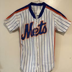 Vintage New York Mets Pinstripe Rawlings Jersey Youth Small