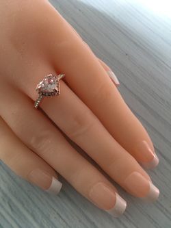 Heart Shaped Ring , Size 8