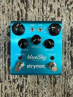 Strymon Blue Sky Reverb Guitar Pedal