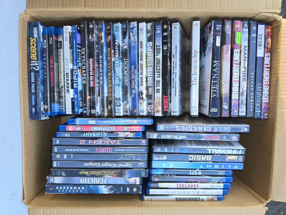 DVD and BLU-RAY Movies