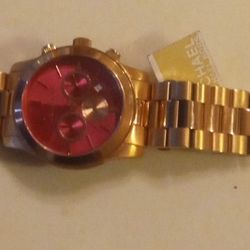 Michael Kors Watch Pink And Gold 