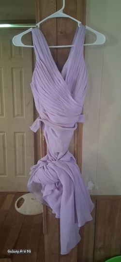 Lavender bridesmaid dress