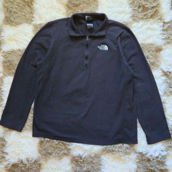 The North Face Glacier Men’s M Black Fleece 1/4 Zip Pullover Sweatshirt