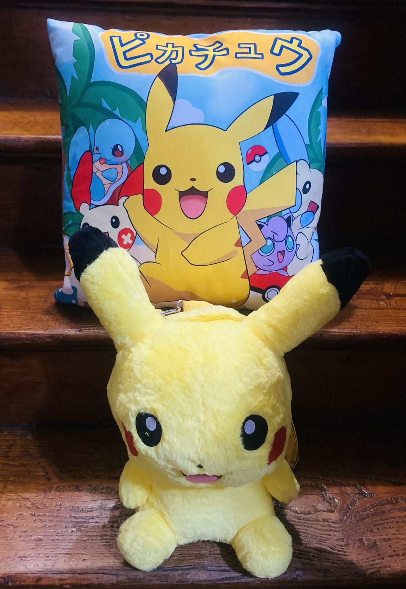 Pikachu Plush Shoulder and Pillow