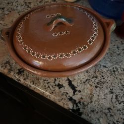 Cazuela De Barro Con Tapa 