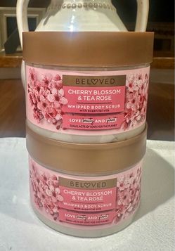 Beloved Cherry Blossom & Tea Rose Whipped Body Scrub x2
