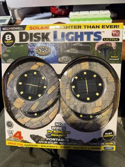Bell+ Howell Solar Disk Lights Ultra Set Of 4