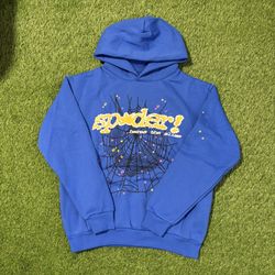 BLUE SPIDER HOODIE
