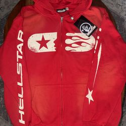 Hellstar Zip Up Hoodie (Size L)