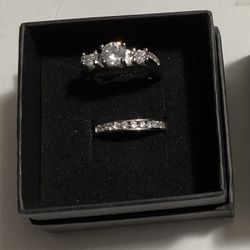 Beautiful New Wedding Ring Set Fashion Jewelry SIZE 6
