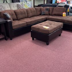 💥HUGE Blowout Furniture Sale!💥 Brand New Sectional W/ Accent Pillows Included! $50 Down Takes It Home Today!