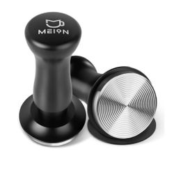 new Espresso Tamper 53.3mm Coffee Tamper, Calibrated Dual Spring Loaded Barista Tamper with Stainless Steel Base, Comes with aluminum storage pad (5