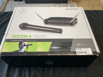 Audio-Technica System 9 Wireless Handheld Microphone System