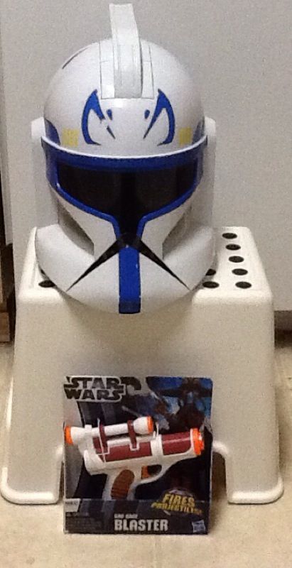 Star Wars Voice Changer Captain Rex Helmet & Cad Bane Blaster