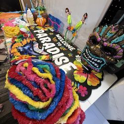 Hawaii / Tropical Theme Party Supplies / Halloween costume, costumes, and decorations