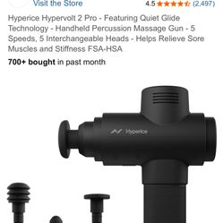  Hand Held Percussion Deep Tissue Massager Gun- Works Perfectly Org. $329